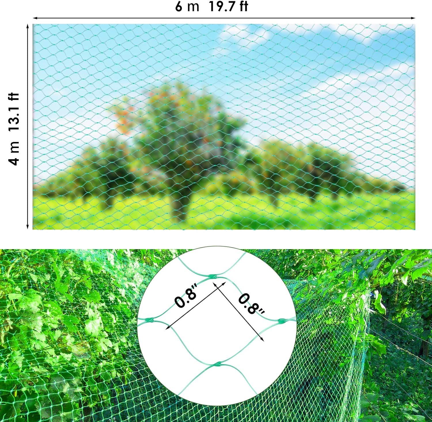 Green Heavy Duty Plastic Garden Netting for Fruits and Vegetables