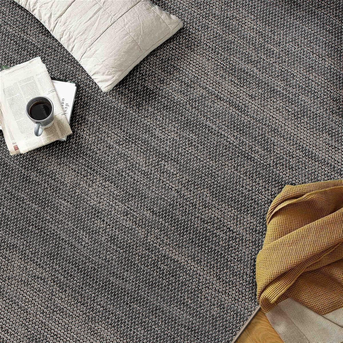 World Rug Gallery Contemporary Abstract Indoor/Outdoor Area Rug - Gray 5' x 7'