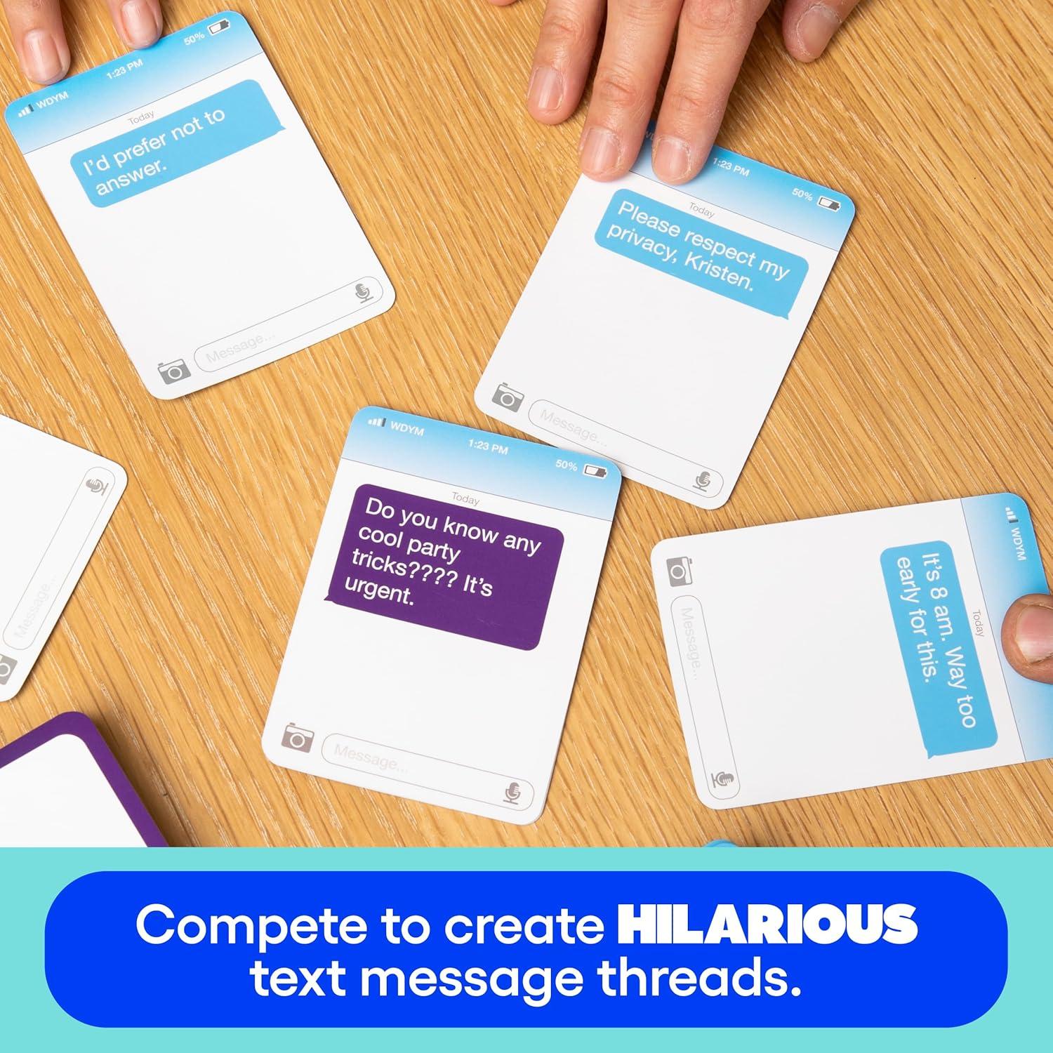 New Phone, Who Dis? Family Edition - The Text Message Family Game - by What Do You Meme? Family