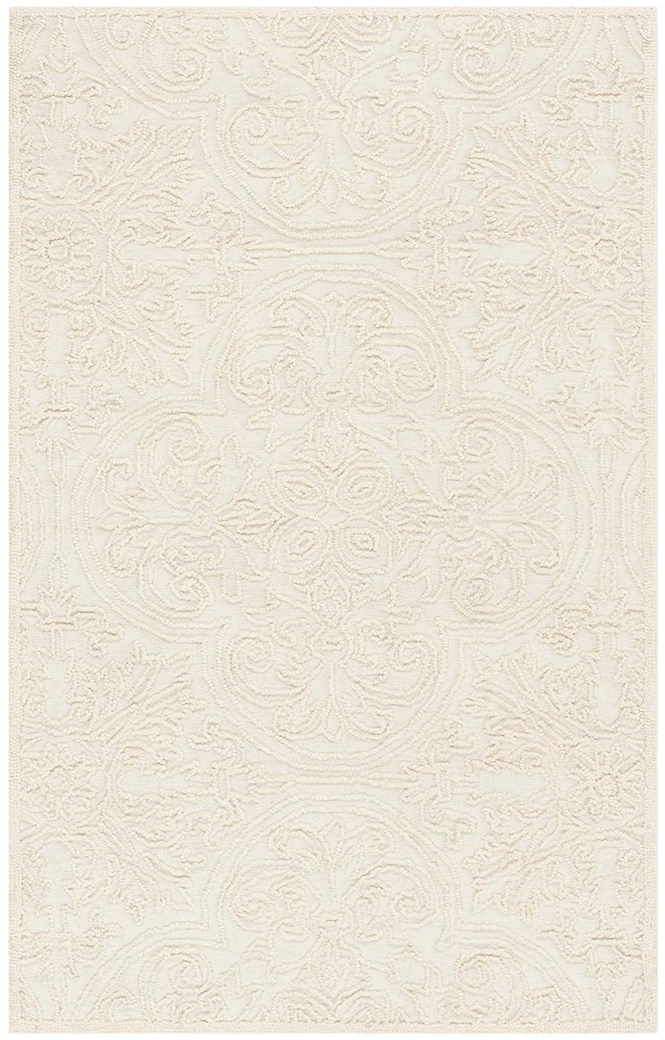 Trace TRC101 Hand Tufted Indoor Accent Rug - Ivory - 2'x3' - Safavieh
