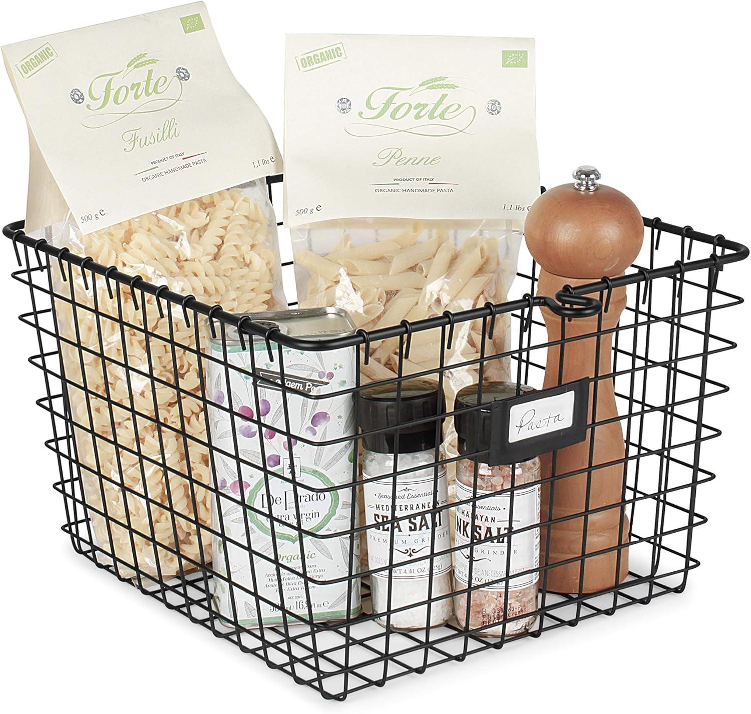 Spectrum Diversified Small Storage Basket Light Silver: Metal Locker Storage & Portable Utility Organizer