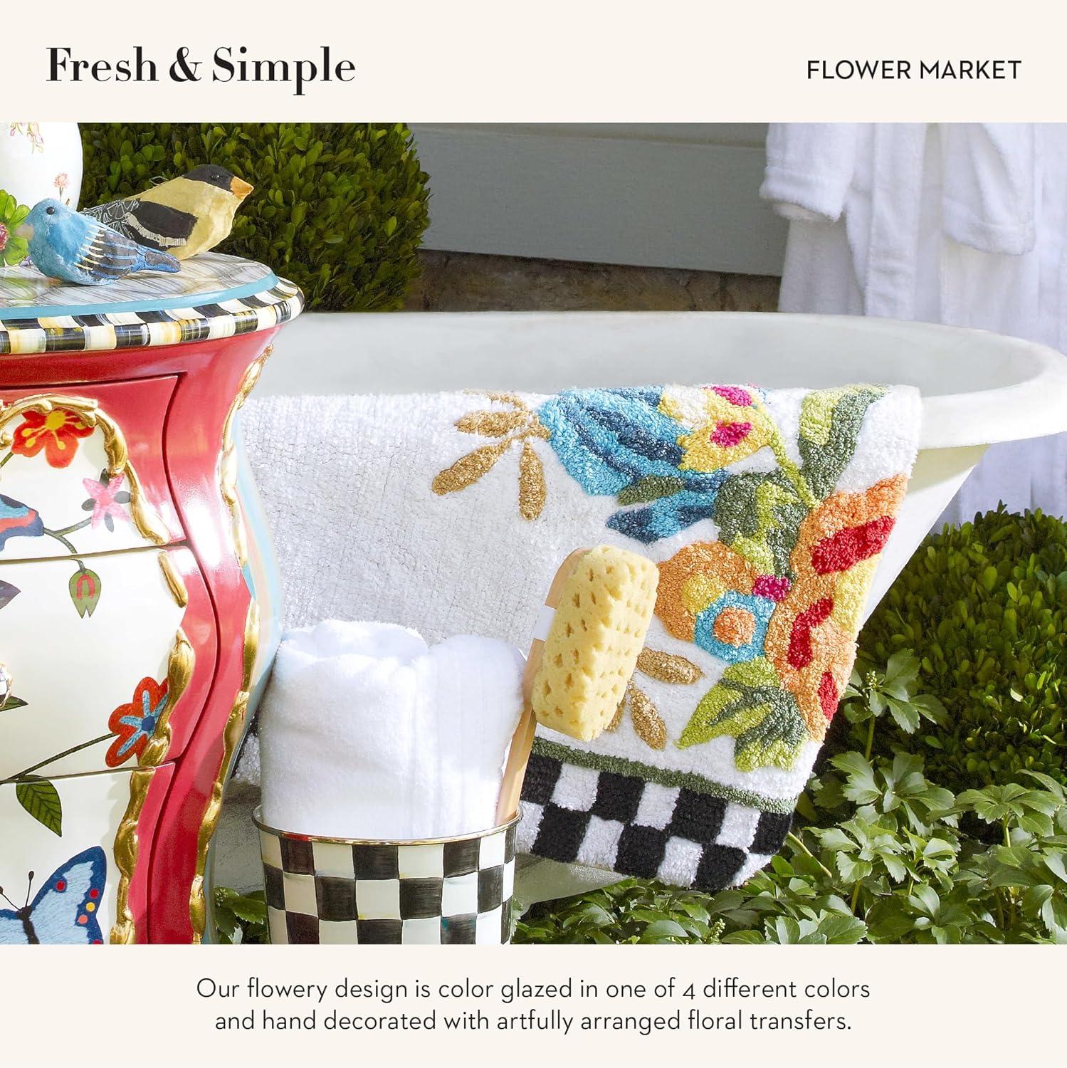 MacKenzie-Childs Flower Market Standard Bath Rug