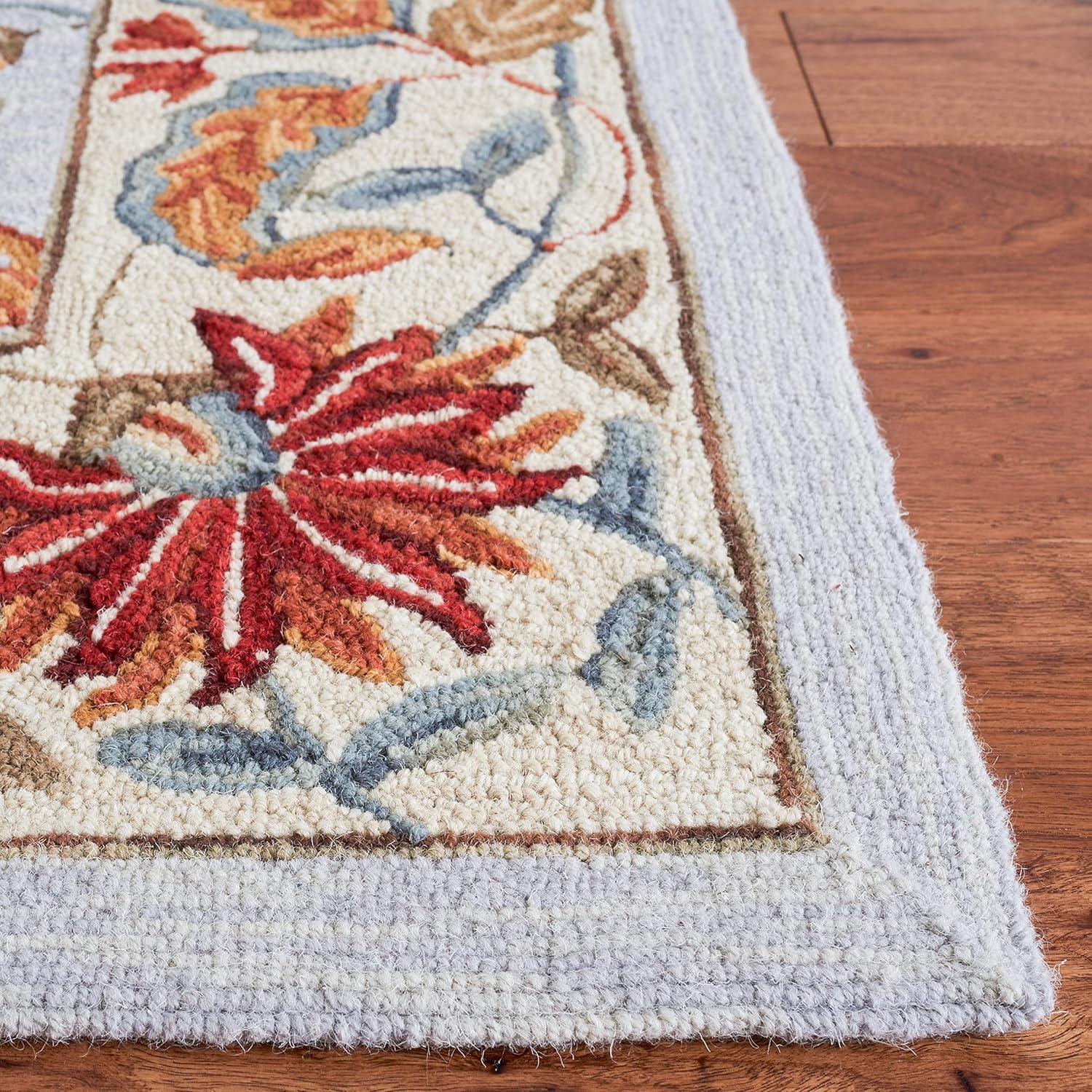Chelsea HK141 Handmade Runner Rug - 2'6"x20' - Light Blue - Safavieh