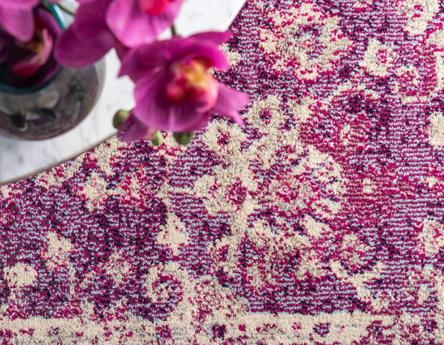 Penrose Krystle Purple 8 ft. x 10 ft. Area Rug
