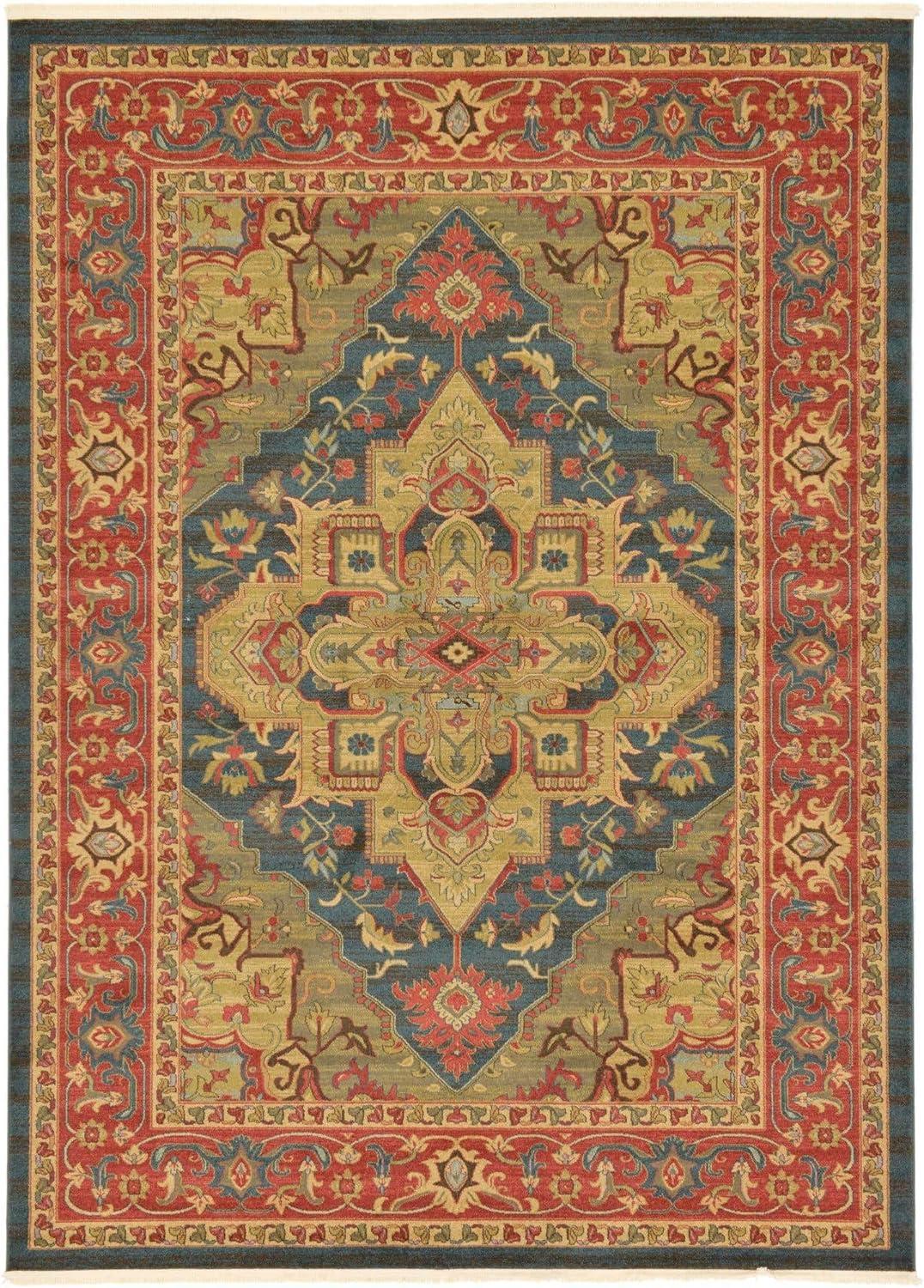 Unique Loom 8' 0 x 11' 0 Red Sahand Arsaces Area Rug