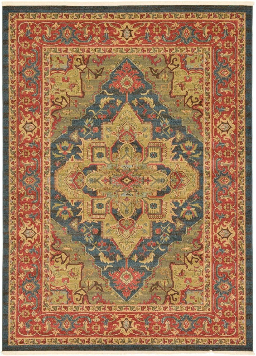 Unique Loom 8' 0 x 11' 0 Red Sahand Arsaces Area Rug