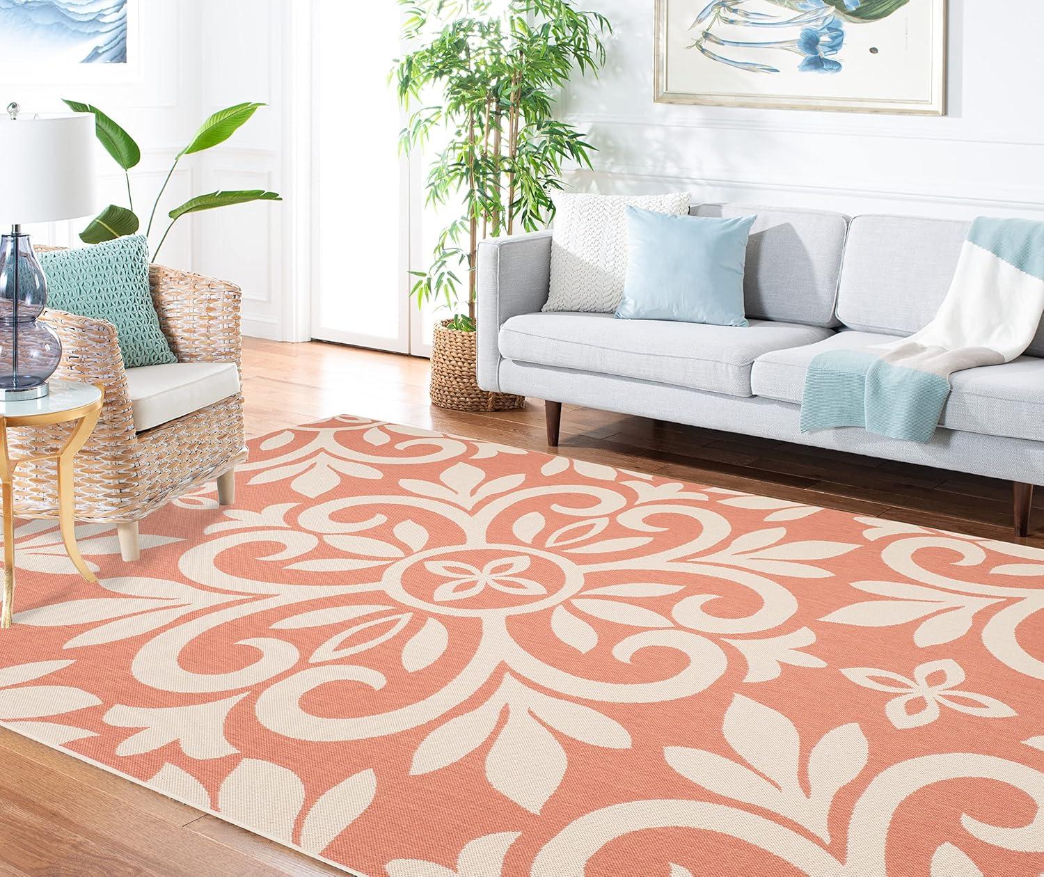 Martha Stewart Bloomfield - MSR4229 - Indoor Power Loomed Area Rugs - Cinnamon Stick - 8'x11'2"