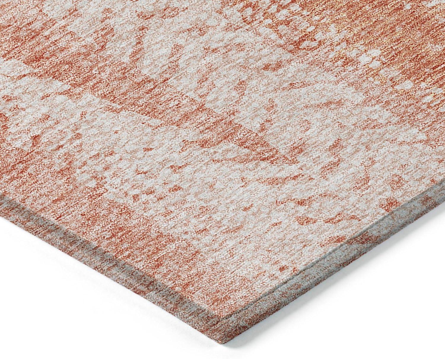 Addison Rugs Machine Washable Indoor/ Outdoor Chantille Modern Imprints Rug Coral - 2'6" x 3'10"