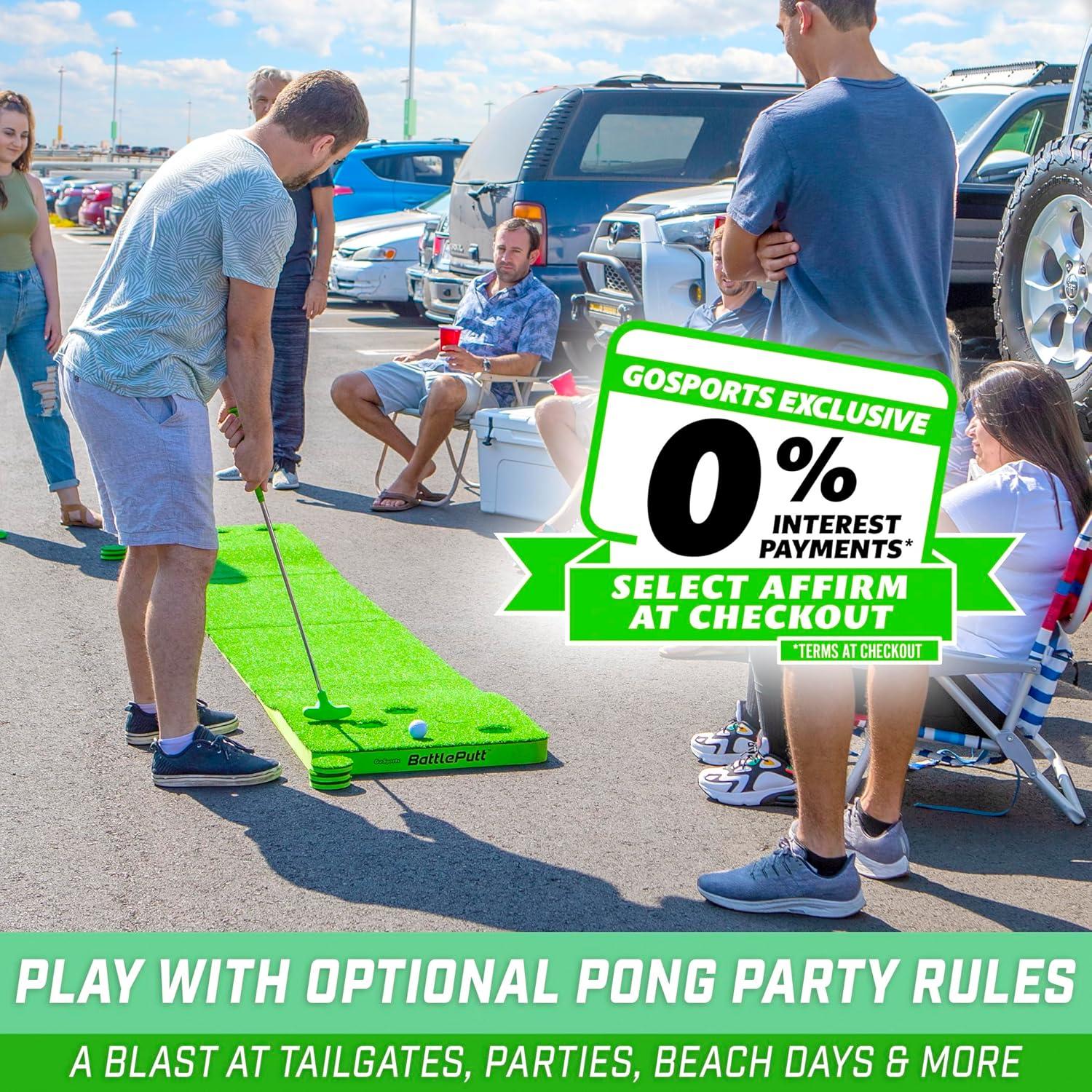 GoSports Battleputt 11ft Putting Game - Includes 2 Putters and 2 Golf Balls