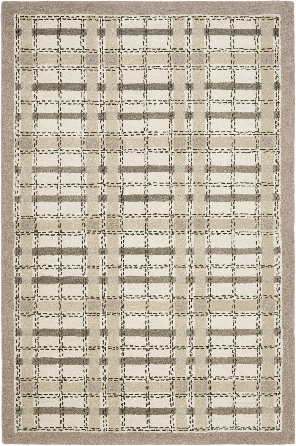 Hand Tufted Plaid Rug