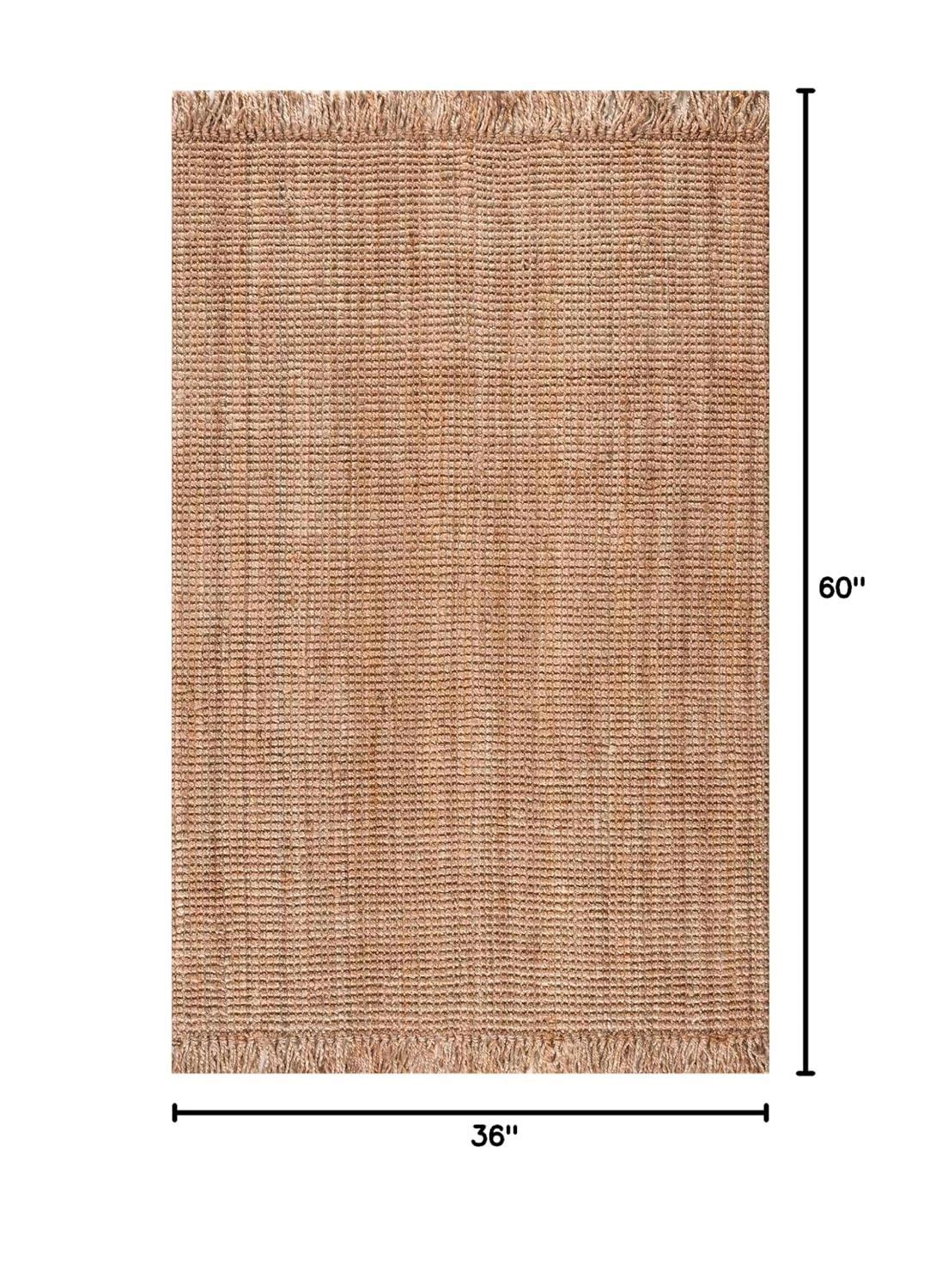 Hauteloom Moncton Handmade Jute/Sisal Beige Area Rug