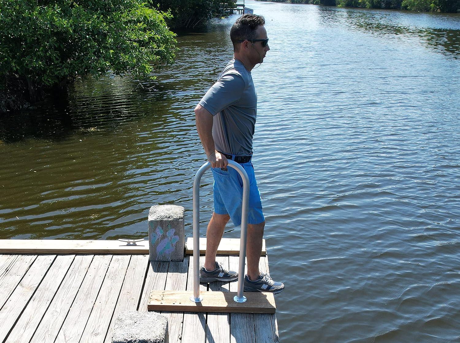 36" Aluminum Marine Safety Handrail for Deck and Dock