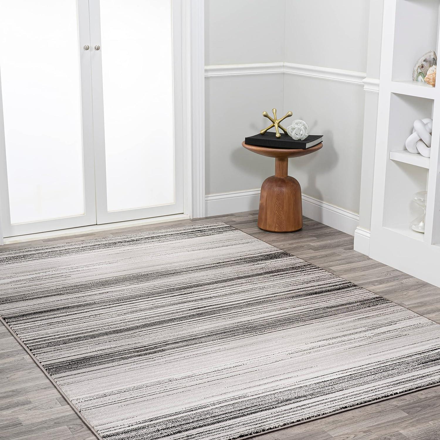 Austin Gradient Striped Area Rug - JONATHAN Y