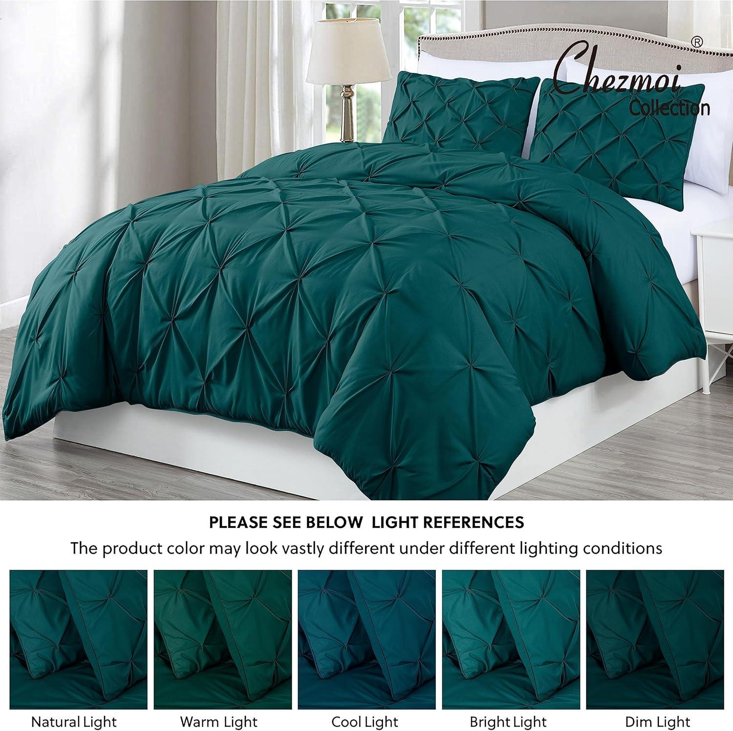 Berlin Pintuck Microfiber 3-Piece Comforter Set