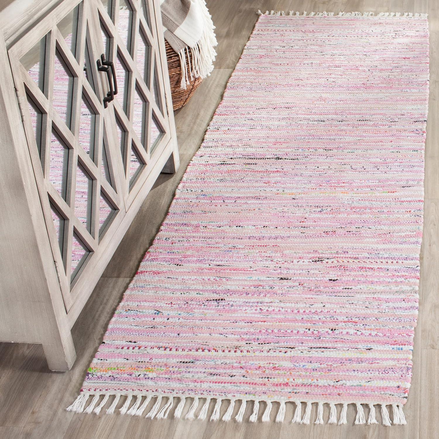 Rag Area Rug RAR125 Hand Woven Area Rug  - Safavieh