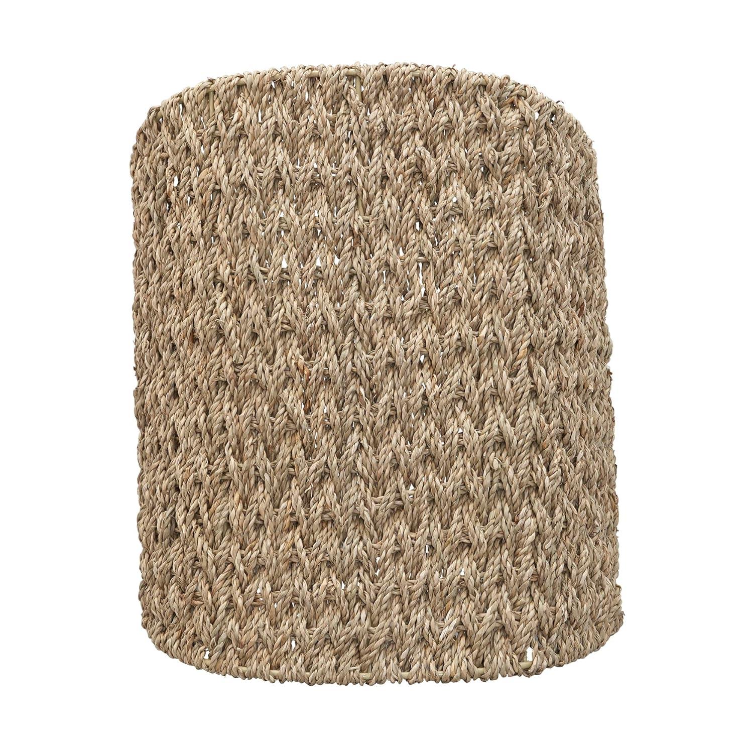 Household Essentials Oval Magazine Rack Seagrass