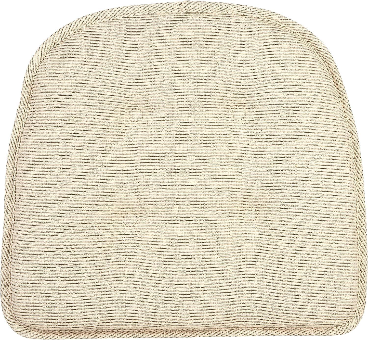 The Gripper Non-Slip 15" x 16" Saturn Tufted Kitchen or Dining Chair Cushions, Set of 2