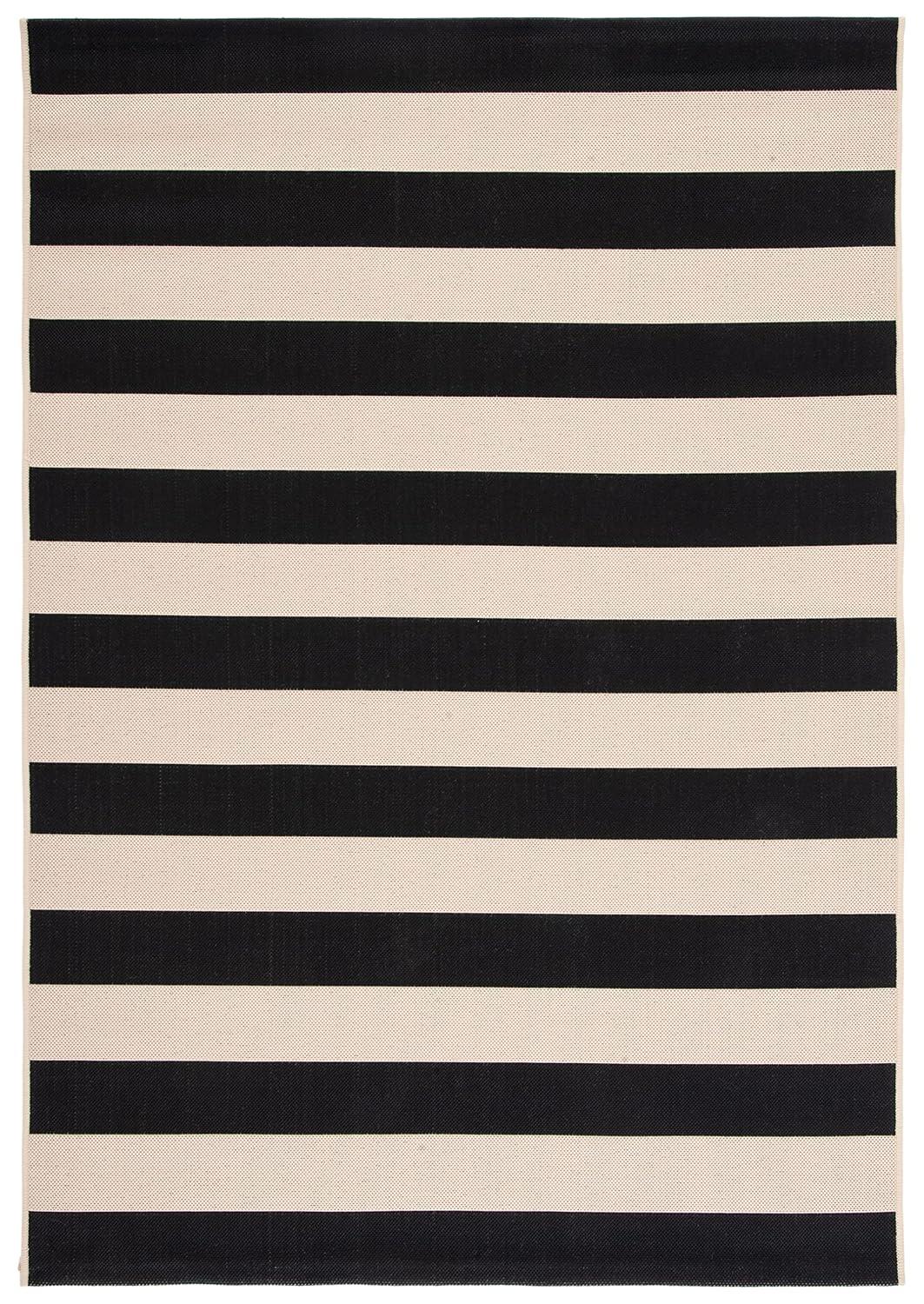 Courtyard CY6812 Power Loomed Indoor/Outdoor Area Rug - Beige/Blue - 4'x5'7" - Safavieh.