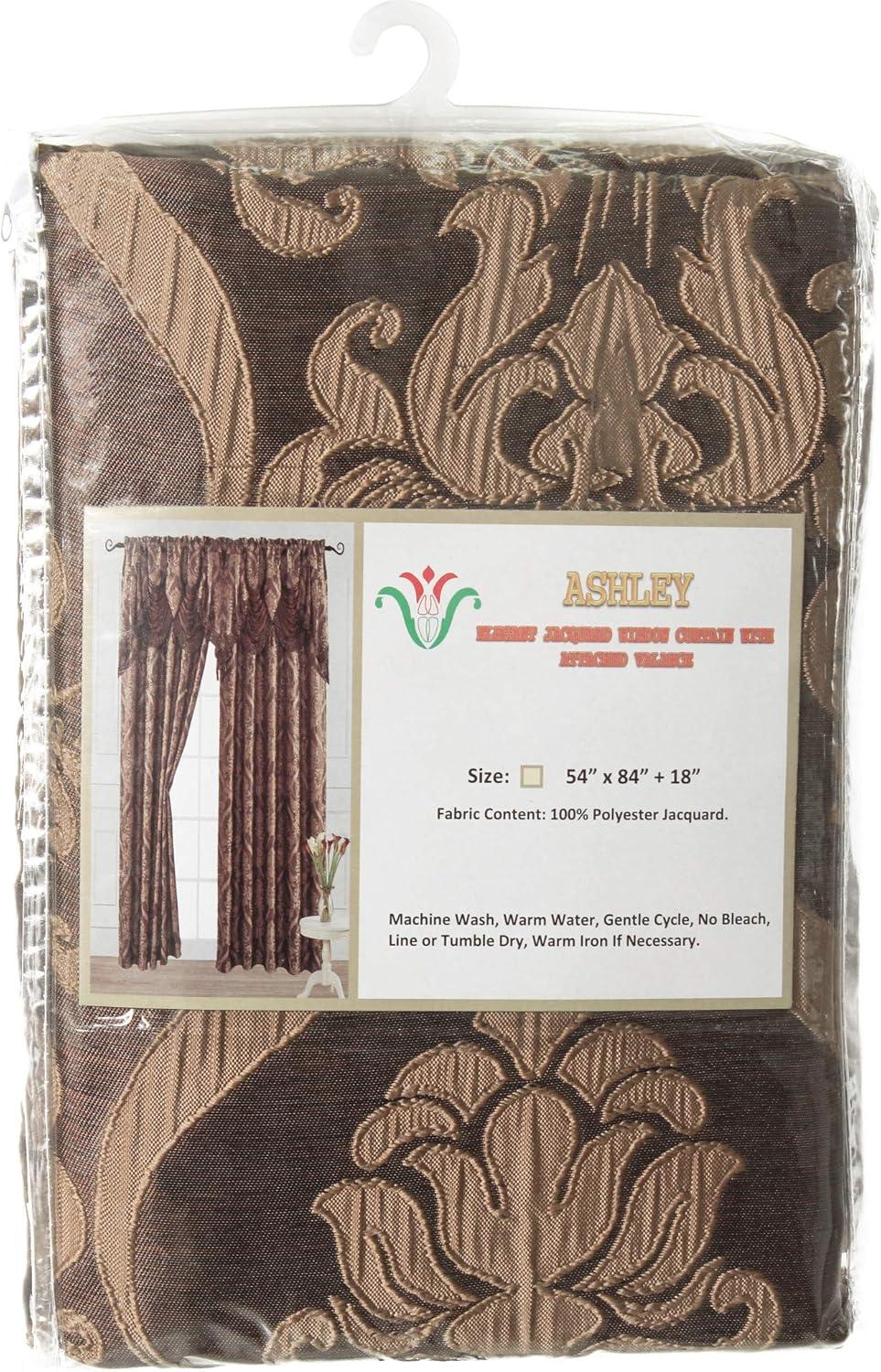 Venice Collections Polyester Room Darkening Curtain Single Panel