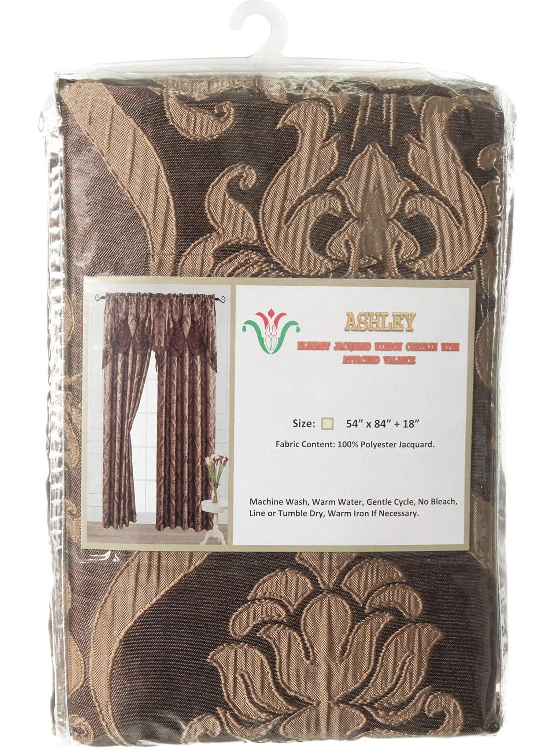 Venice Collections Polyester Room Darkening Curtain Single Panel