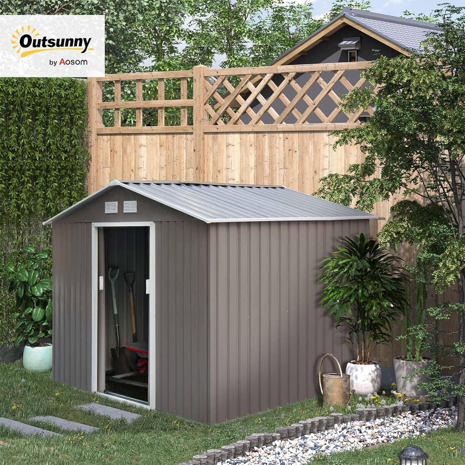 Outsunny Metal Storage Shed