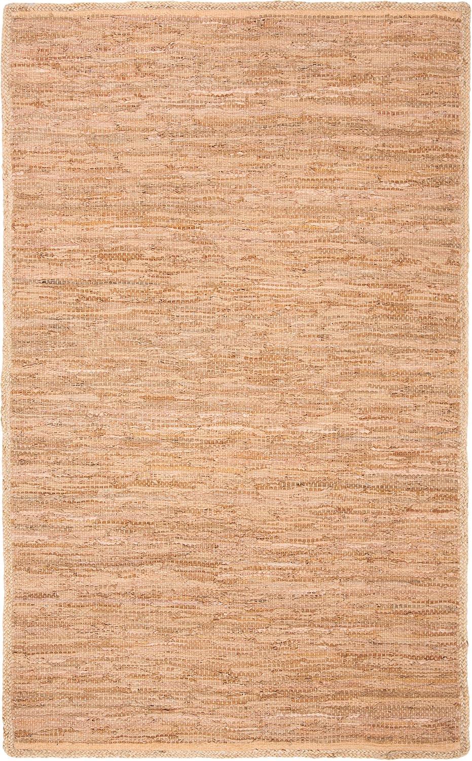 Cape Cod 6' x 9' Camel Natural Wool Cotton Area Rug