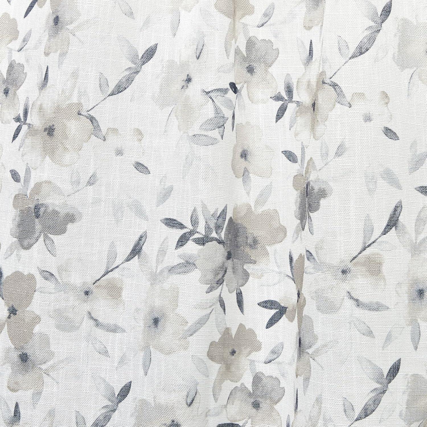 Nicole Miller Nicole Miller New York Hattie Light Filtering, Semi Sheer Rod Pocket Curtain Panels (Set of 2)