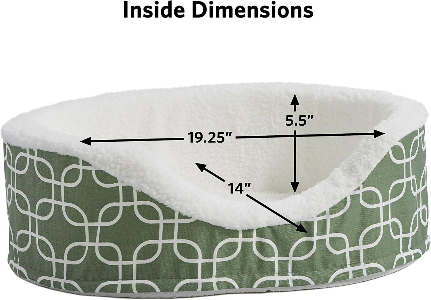 Quiet Time Orthopedic Egg-Crate Nesting Pet Bed w/ Polytetrafluoroethylene Fabric Protector