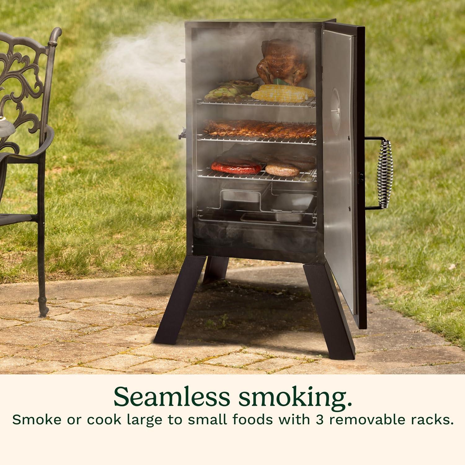 Cuisinart ® 30" Black Vertical Outdoor Electric Smoker