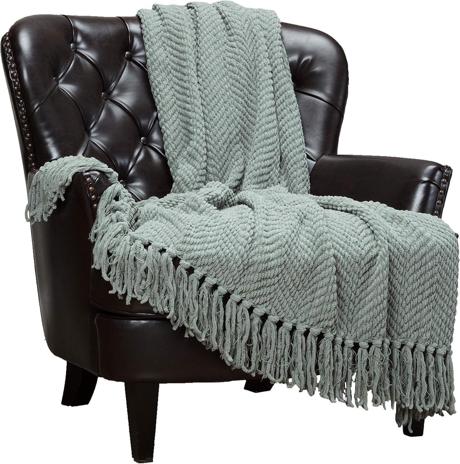 Chanasya Textured Knitted Throw