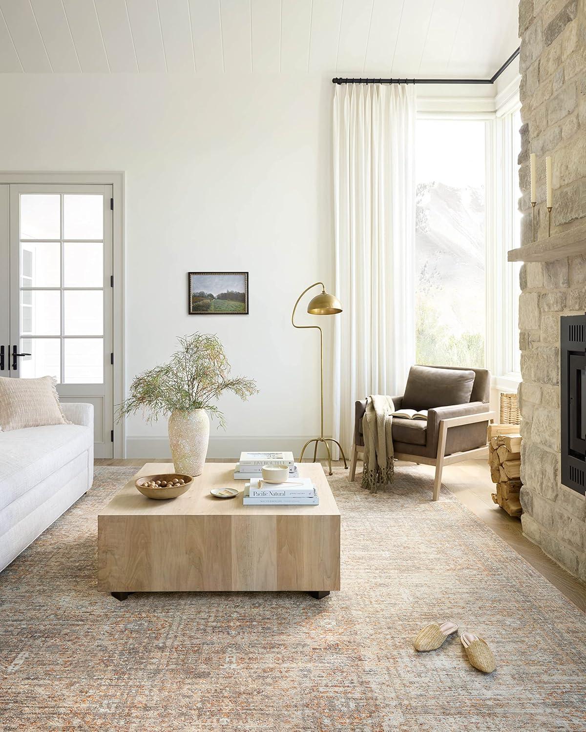 Angela Rose x Loloi Angela Rose x Loloi Blake Oatmeal / Spice Area Rug