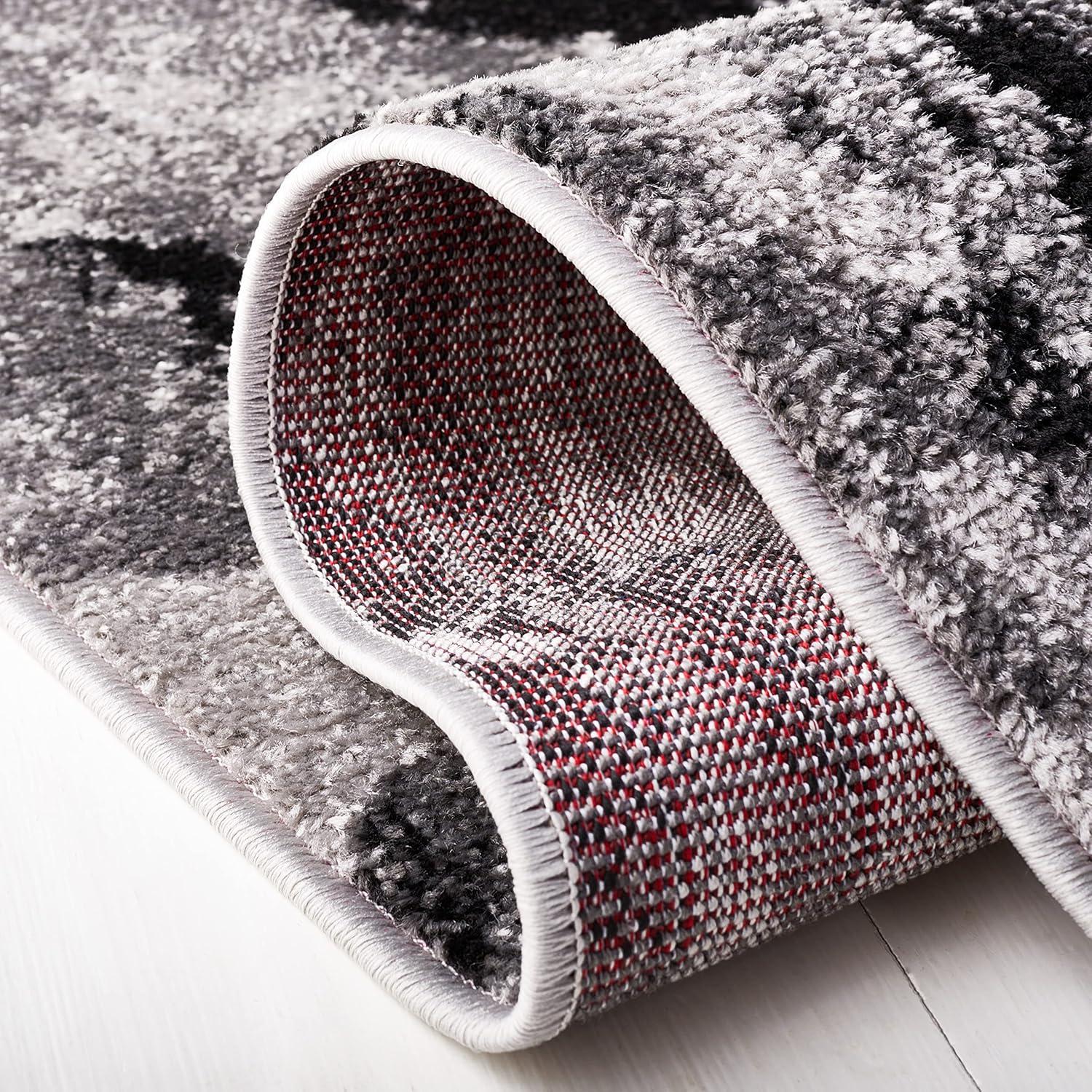 Adirondack ADR134 Machine Made Indoor Area Rug - Grey/Black - 11'x15' - Safavieh