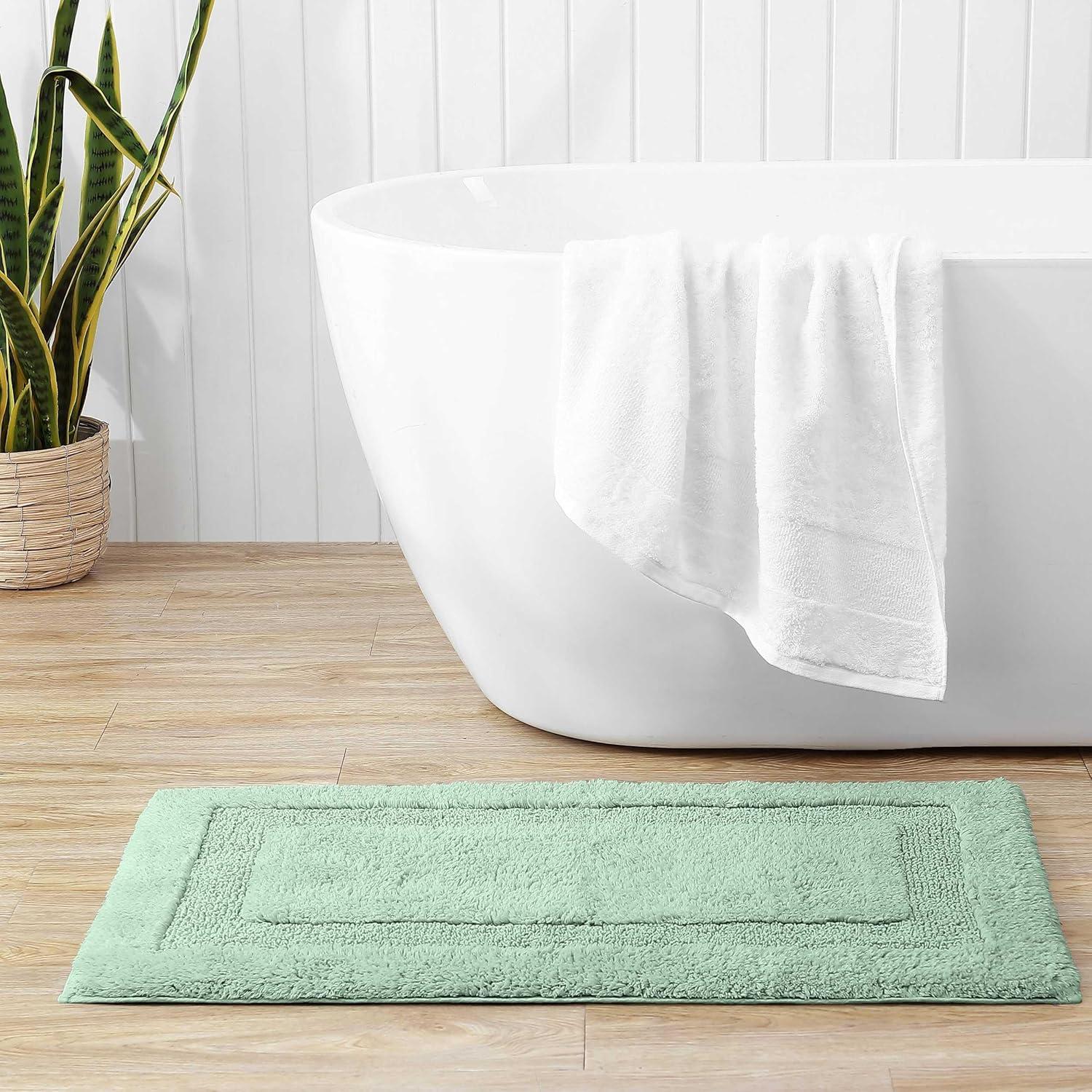 Tommy Bahama Home Tommy Bahama Long Branch Solid Cotton Reversible Bath Rug