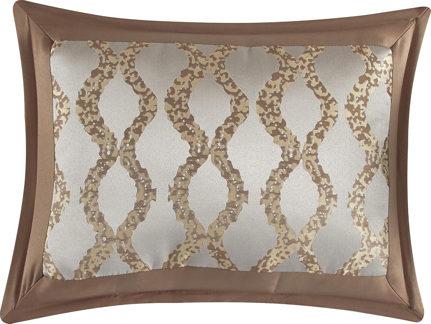 Nanshing America, Inc Caval 10 Piece Jacquard Comforter Set