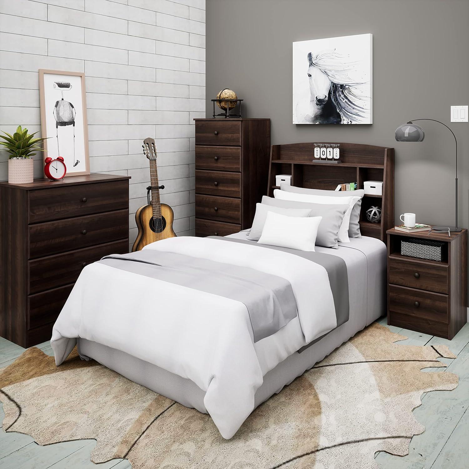 Twin Astrid Bookcase Headboard - Prepac