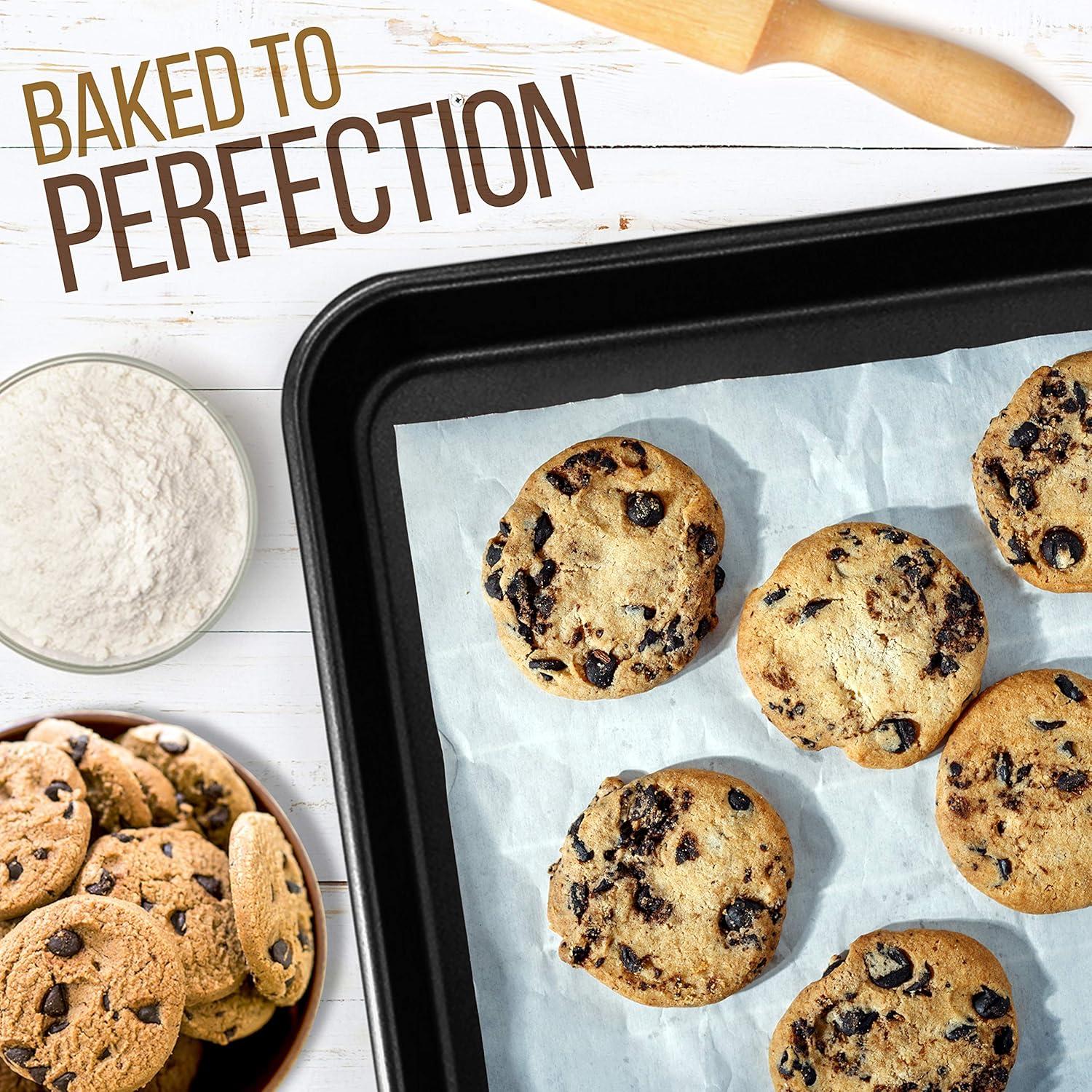 NutriChef NutriChef Non-Stick Steel 2 Piece Baking Sheet Set