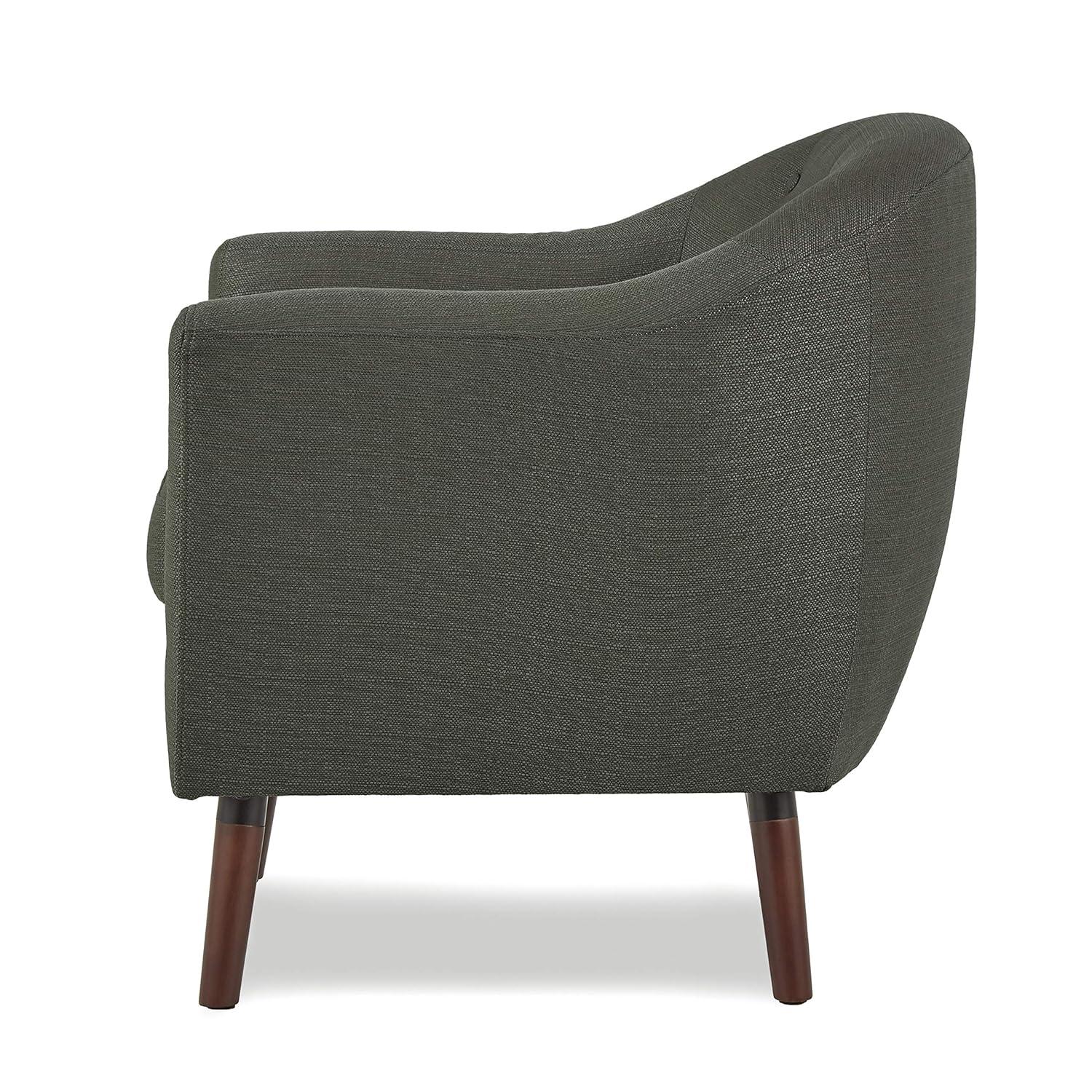 Lexicon Lucille Upholstered Accent Chair in Gray