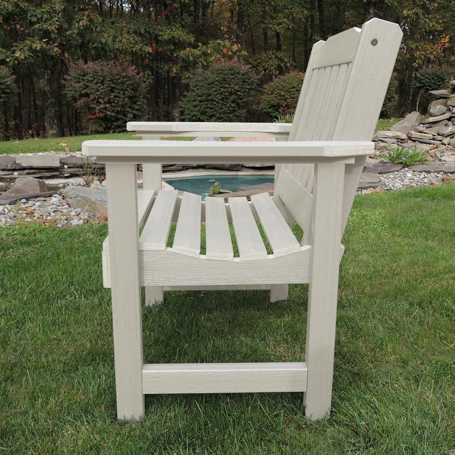 Lehigh Nantucket Blue Plastic Outdoor Conversation Chair