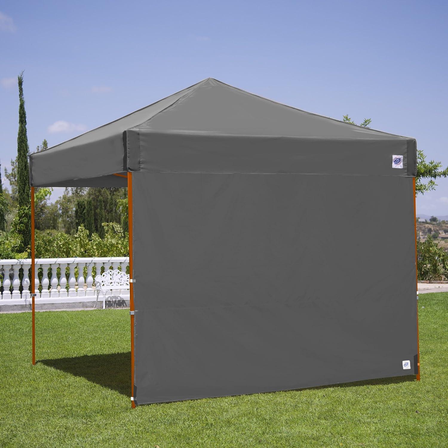 E-Z Up® Recreational Sidewalls – Outdoor Sidewall fits Straight Leg Canopy/Shelter 10', Gray