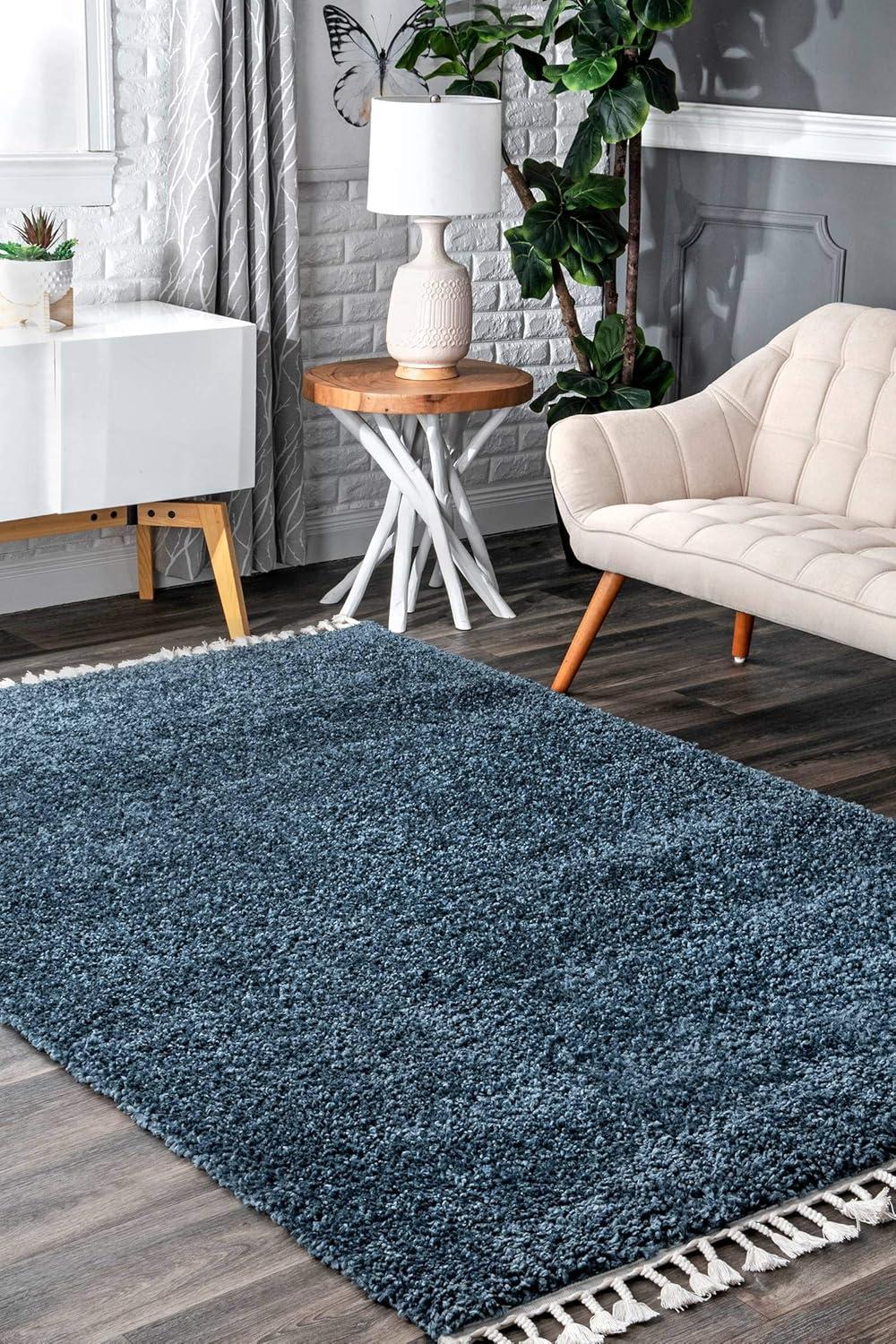 Nuloom Neva Modern Tasseled Shag Indoor Area Rug