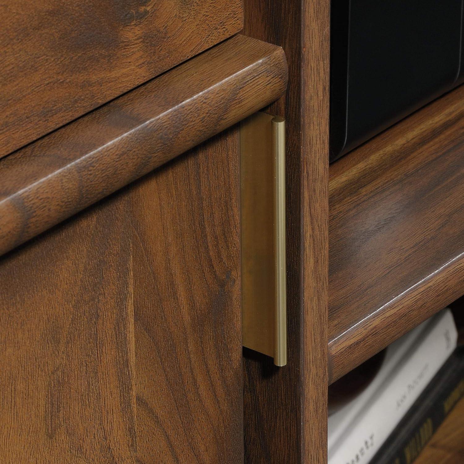 Sauder Clifford Place Credenza, Grand Walnut Finish