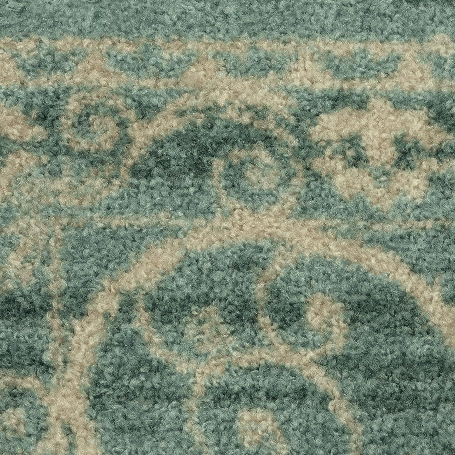 Dreyfuss Light Spa/Turquoise/Ivory Rug