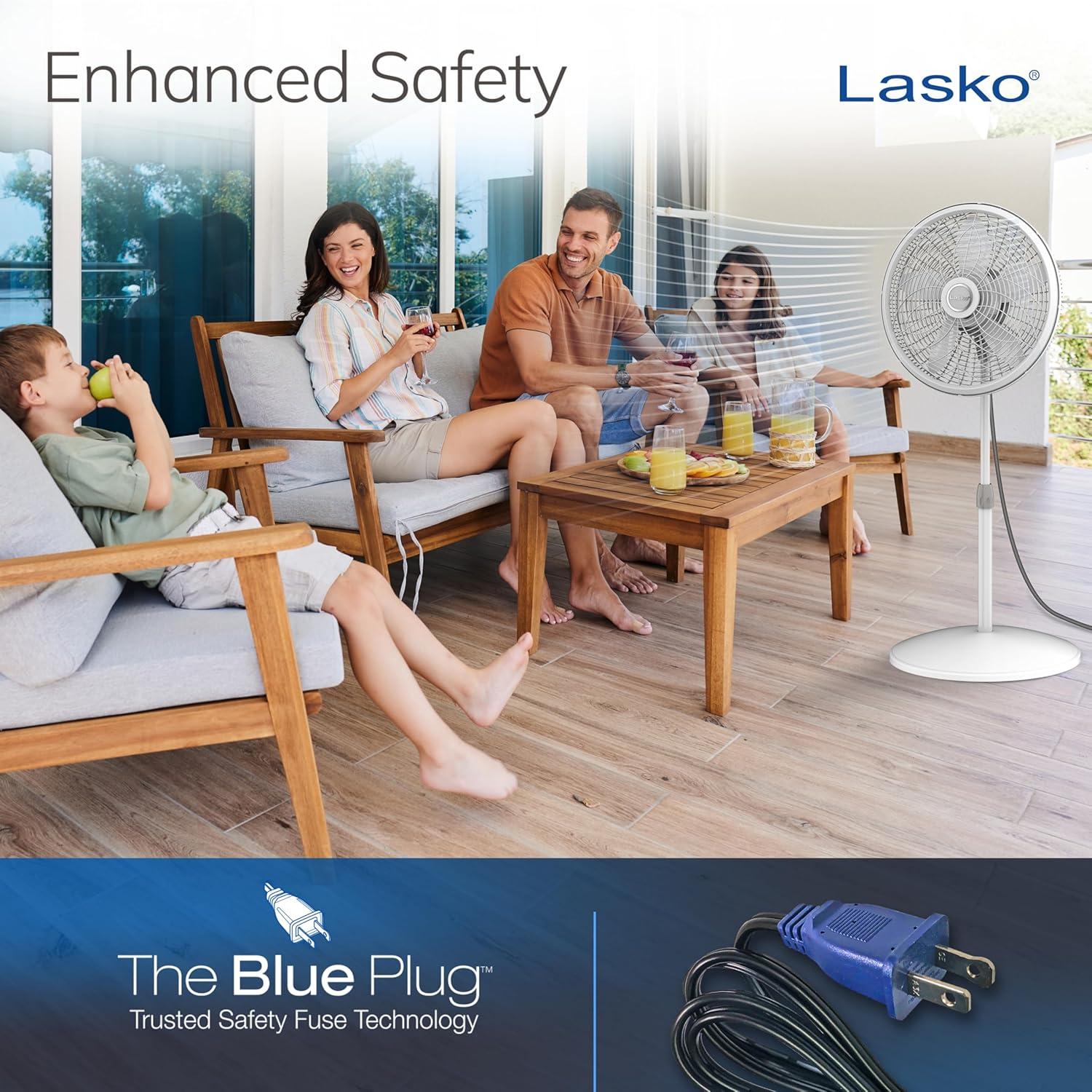 Lasko Lasko 18" Oscillating Pedestal/Standing Fan