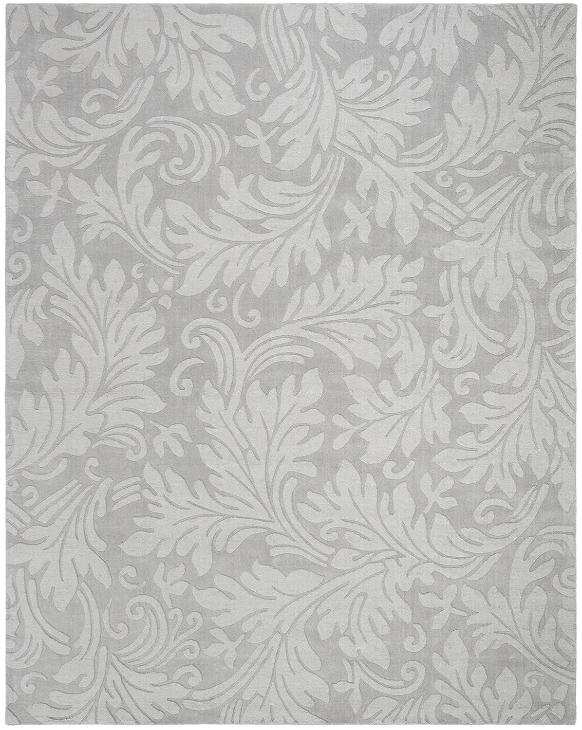 Impressions IM344 Hand Loomed Area Rug - Grey - 7'6"x9'6" - Safavieh.