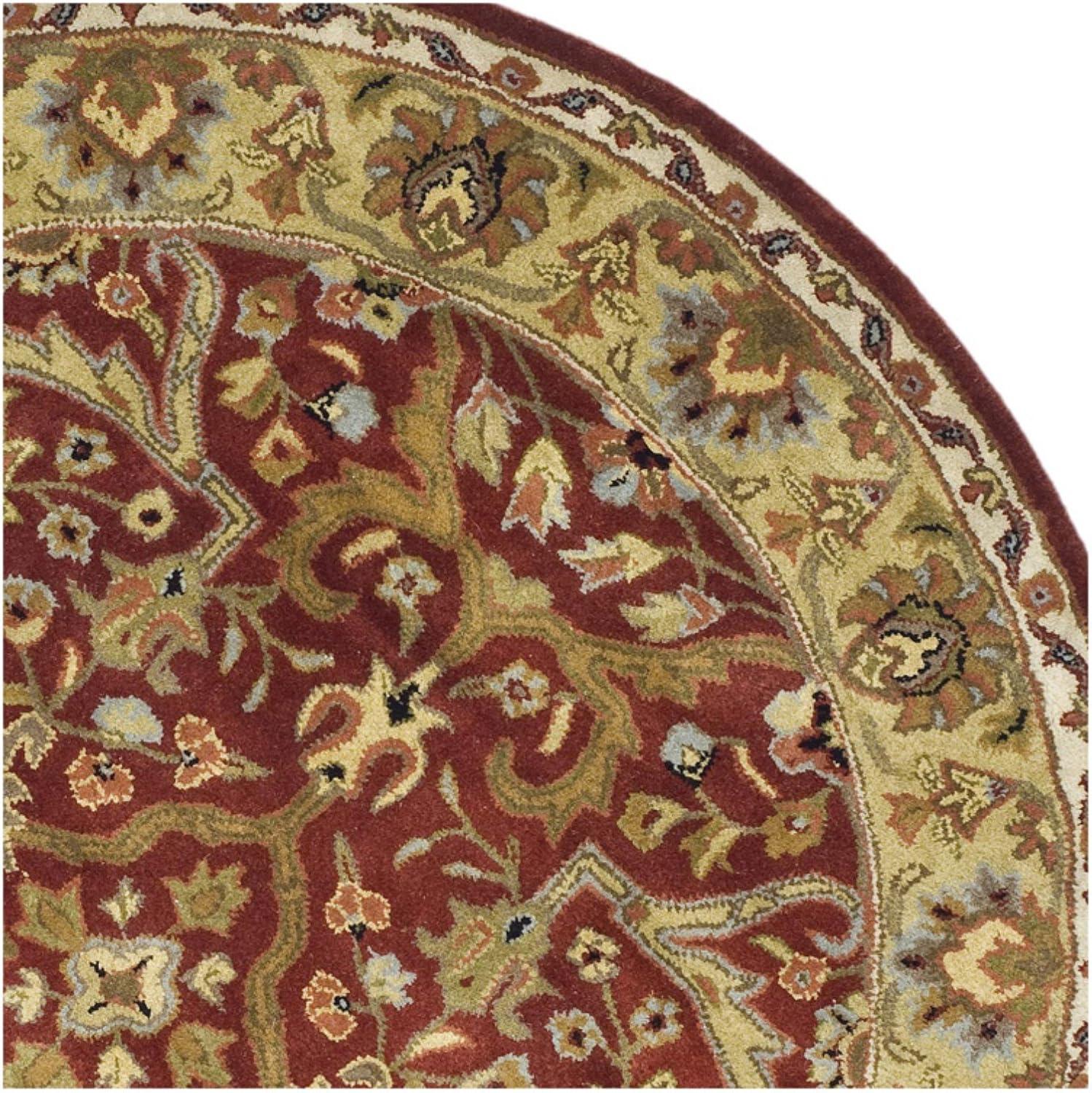SAFAVIEH Heritage Oslo Traditional Wool Area Rug, Red/Gold, 8'3" x 11'