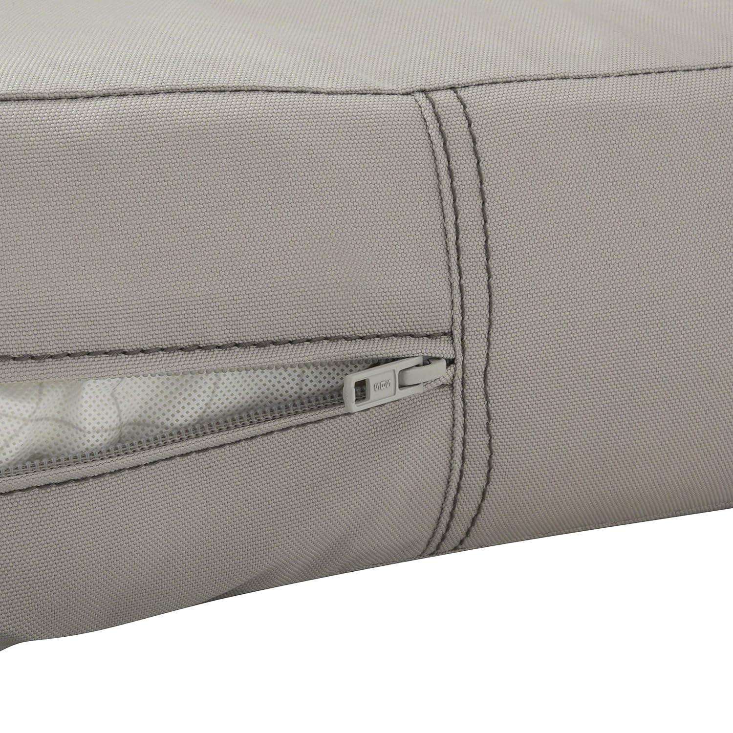 Classic Accessories 25" x 22" Ravenna Patio Chair/Loveseat Back Cushion with Zipper Water-Resistant