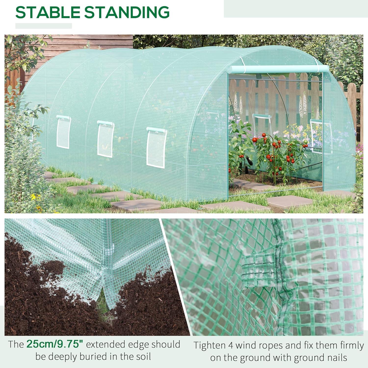 Outsunny 9.75 W x 19.75" D Greenhouse