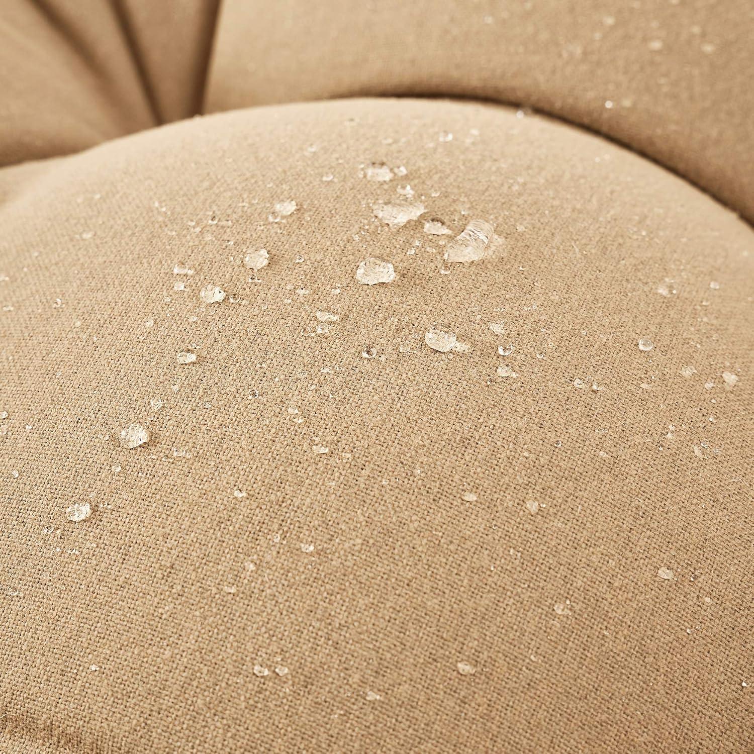 Outdoor Cushions Dinning Chair Cushions with back Wicker Tufted Pillow for Patio Furniture in Gray