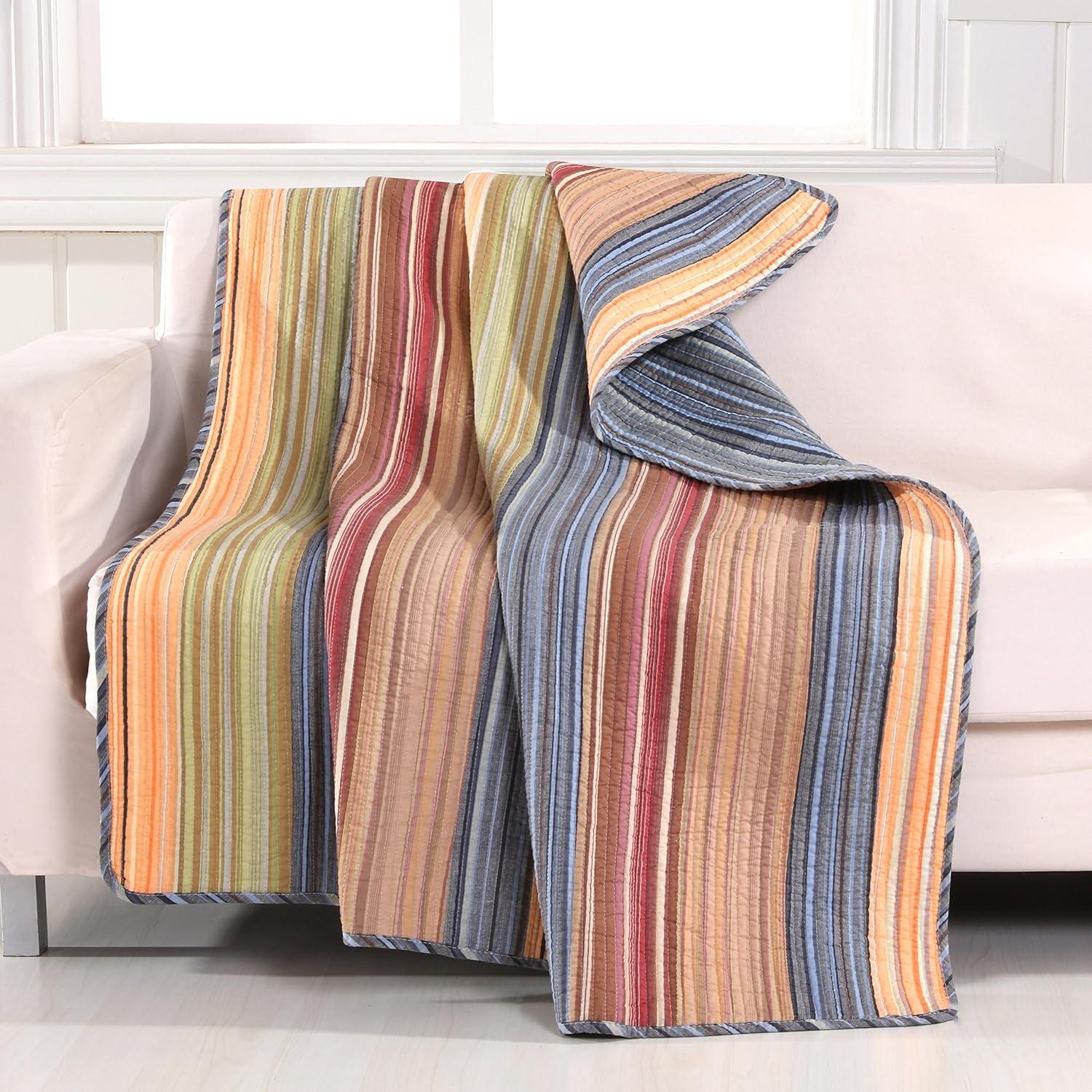 Greenland Home Fashion Katy Accessory Throw Blanket - Multi 50x60"