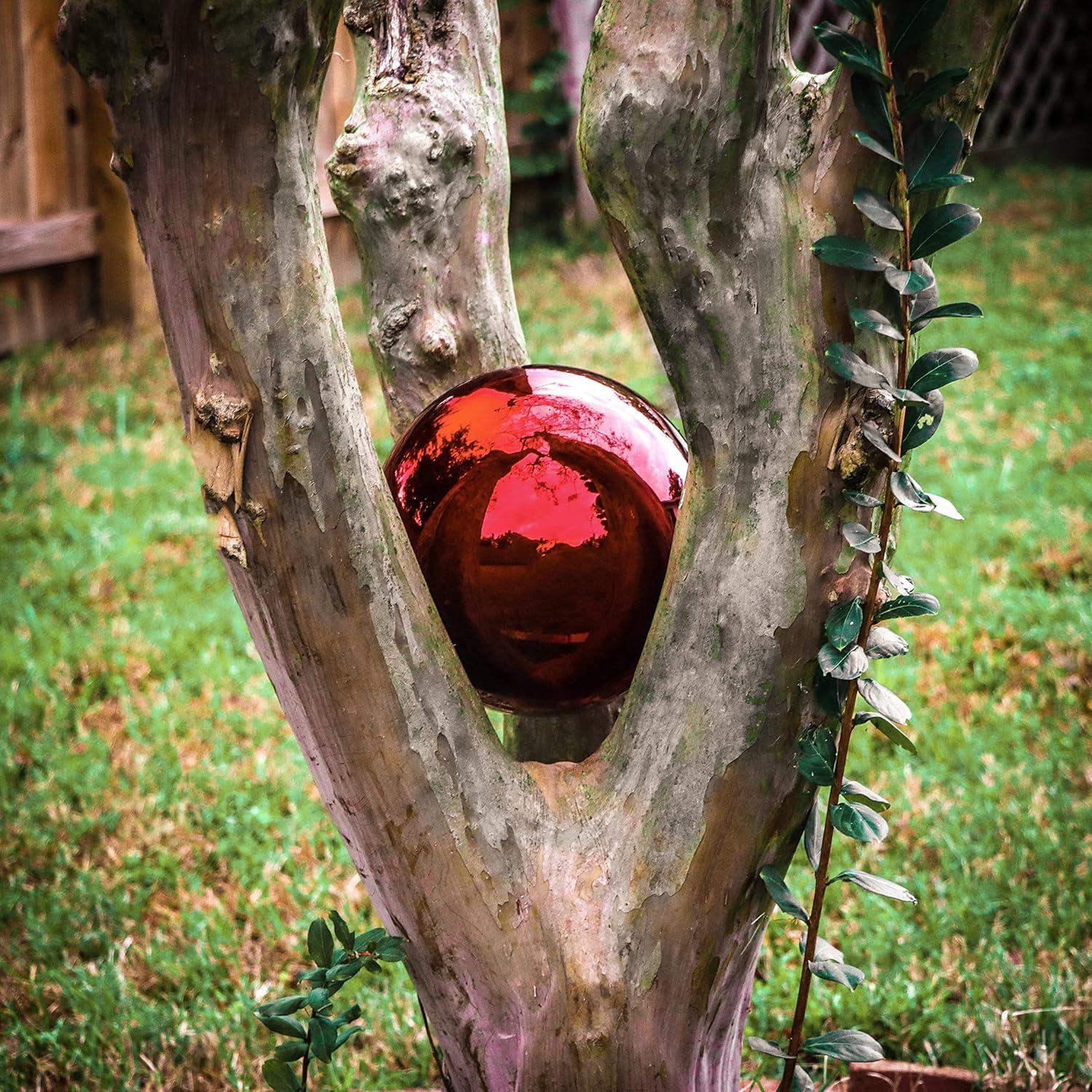 The Holiday Aisle® Champlain Metal Abstract Gazing Ball
